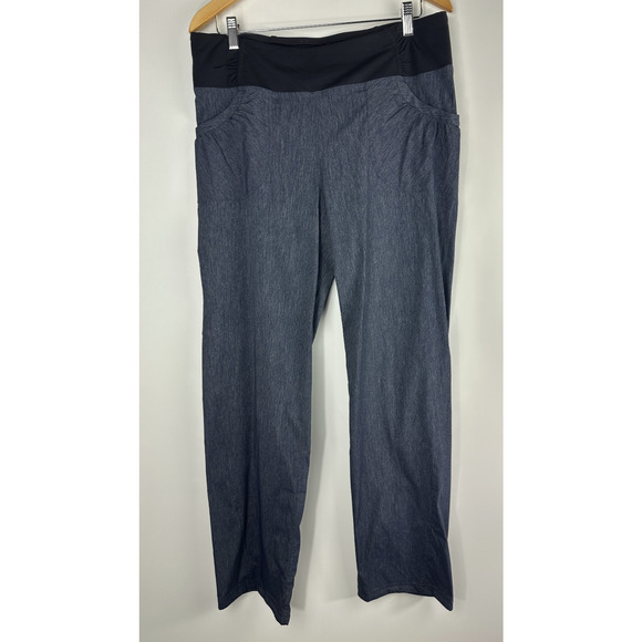 PrAna Summit Pants Women's Size XL 32" Pull On Stretch Pockets Hiking Walking - Picture 2 of 13